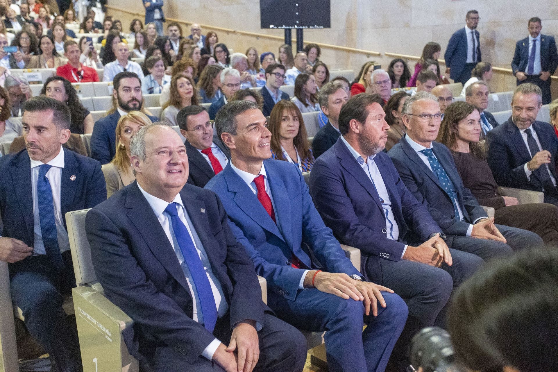Fotos | La intervención de Pedro Sánchez en Turespaña, en imágenes