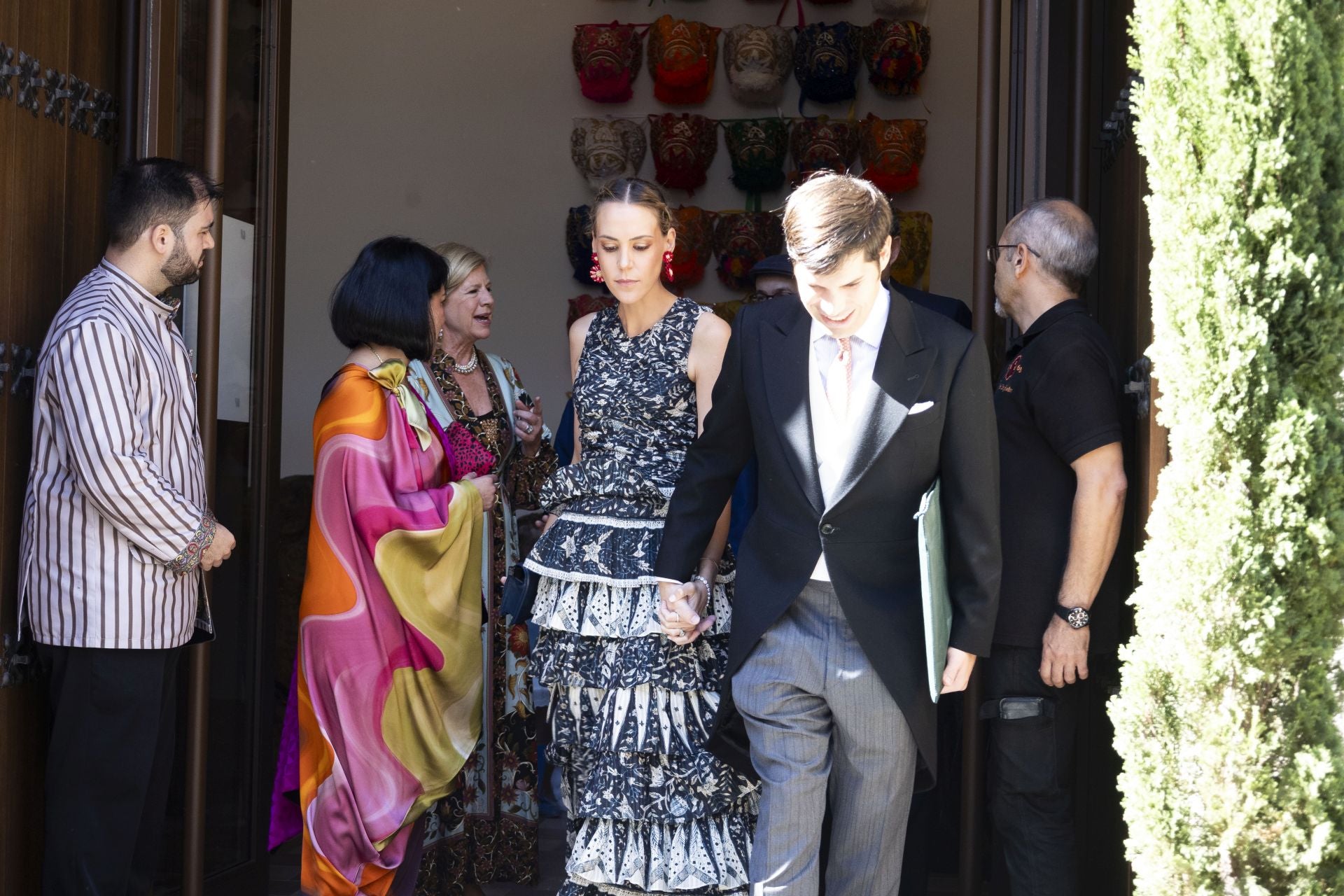 La boda de Fernando Palazuelo y Micaela Belmont, en imágenes