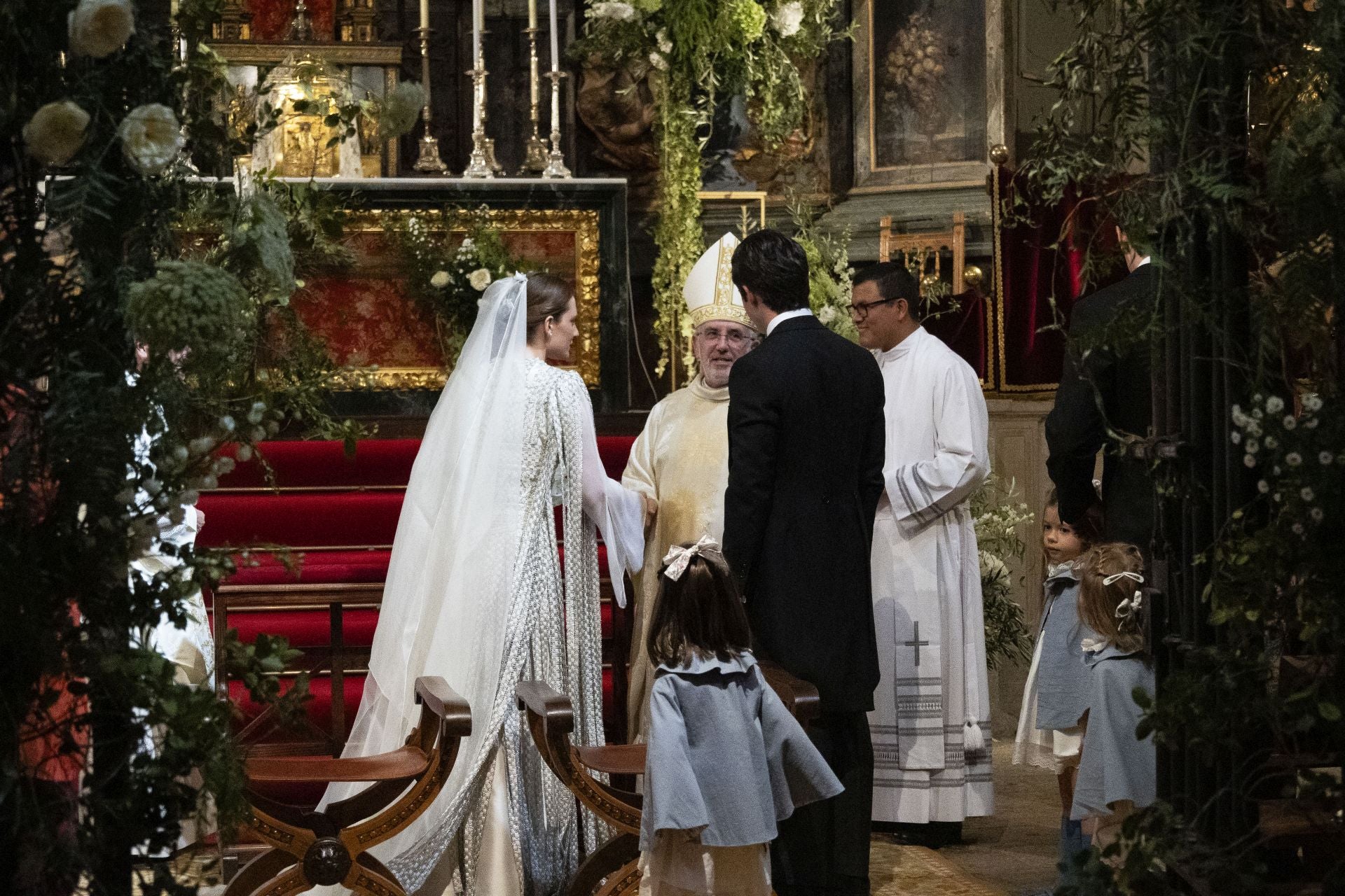 La boda de Fernando Palazuelo y Micaela Belmont, en imágenes