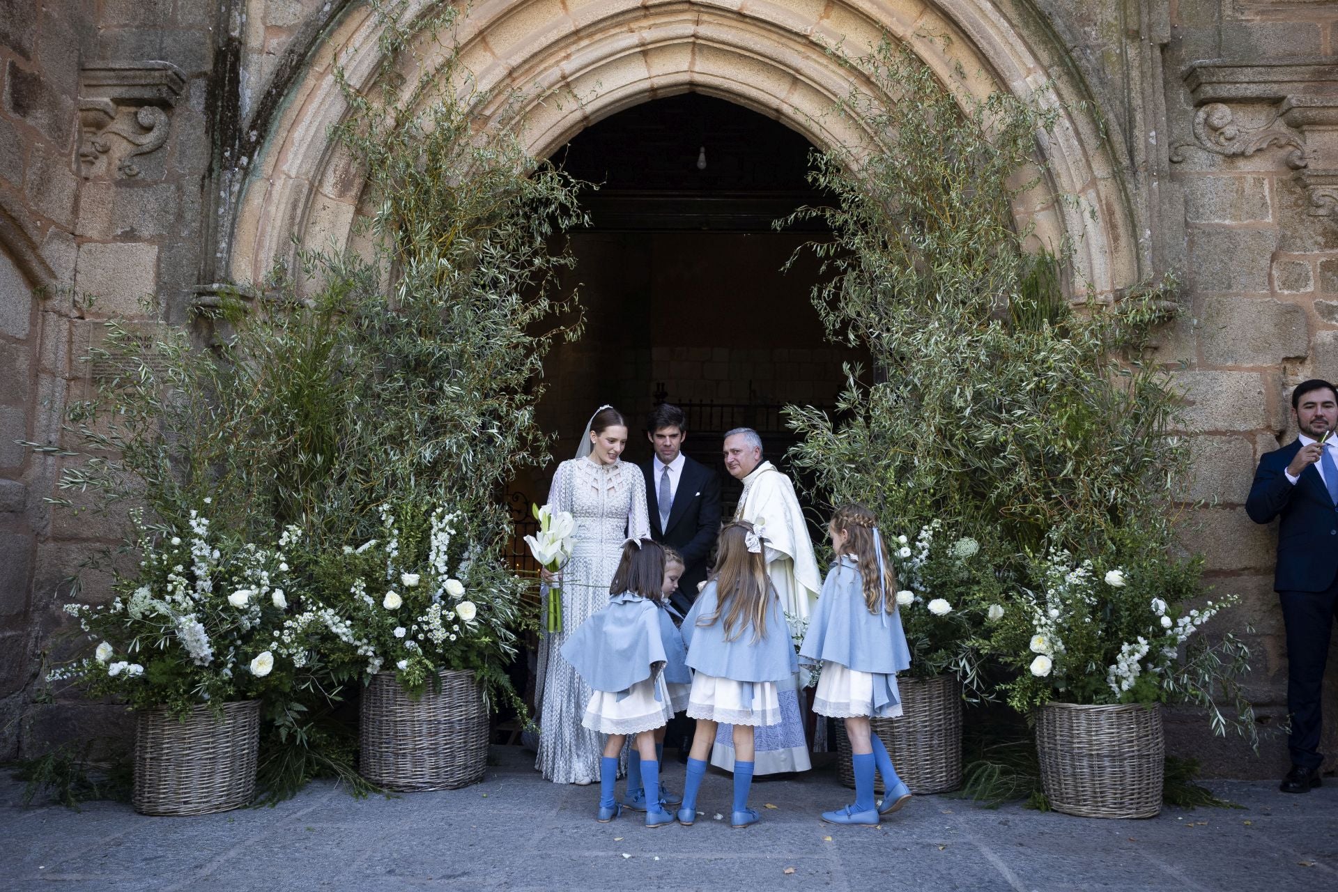 La boda de Fernando Palazuelo y Micaela Belmont, en imágenes
