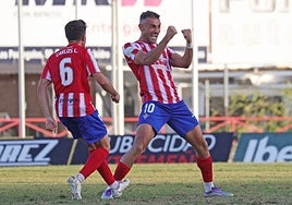 Higor Rocha festeja el 2-0 que llegó tras su asistencia a Imad en el descuento.