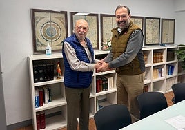 Manuel Escudero, de Enteco, y Agustín Delgado, de CEX Capital, el pasado enero.