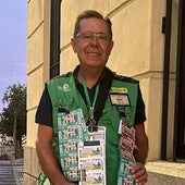 El vendedor de la ONCE, Miguel Nieto Lozano.