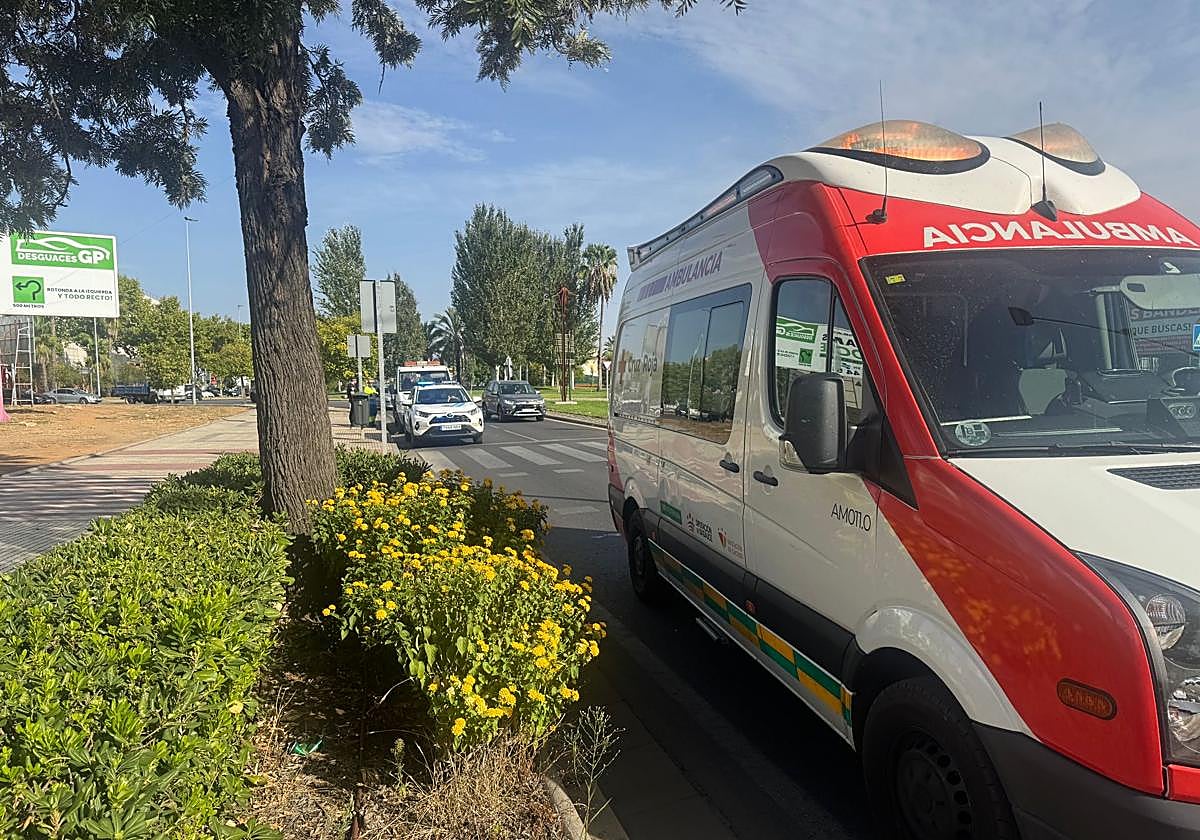 Equipos de Emergencias en el lugar del suceso.