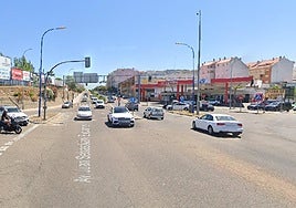 Cruce en el que ha tenido lugar uno de los accidentes.