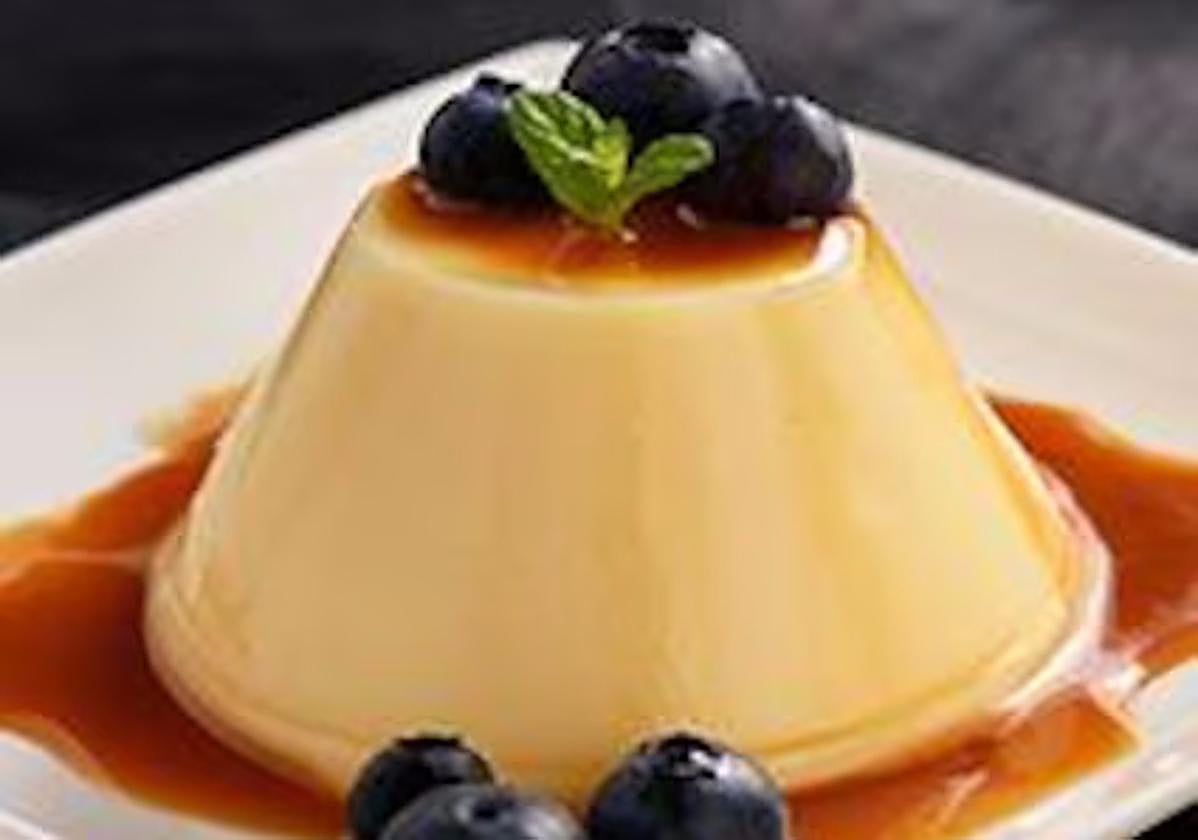 Flan de naranja casero