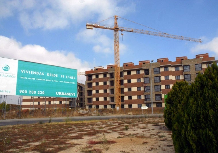 La burbuja inmobiliaria dejó más de 117.000 viviendas en Extremadura