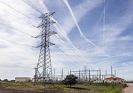 Subestación Los Arenales, clave en el nuevo eje de alta tensión en la provincia de Cáceres.