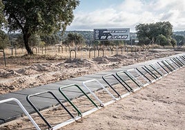 Actuación en el circuito de motocross 'Vía de la Plata'.