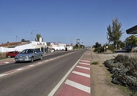 La zona de Corazón de Jesús, en la carretera de Olivenza.