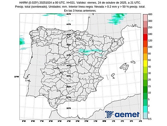 Alerta este sábado en Extremadura por la llegada de una borrasca atlántica