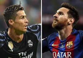Cristiano Ronaldo y Lionel Messi.