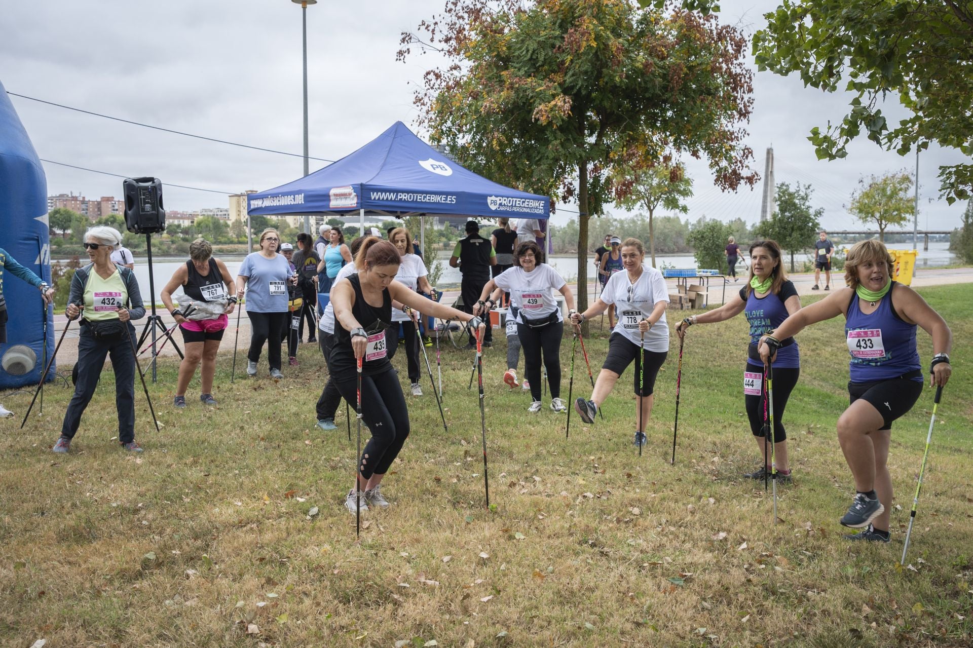 Marcha nórdica en Badajoz
