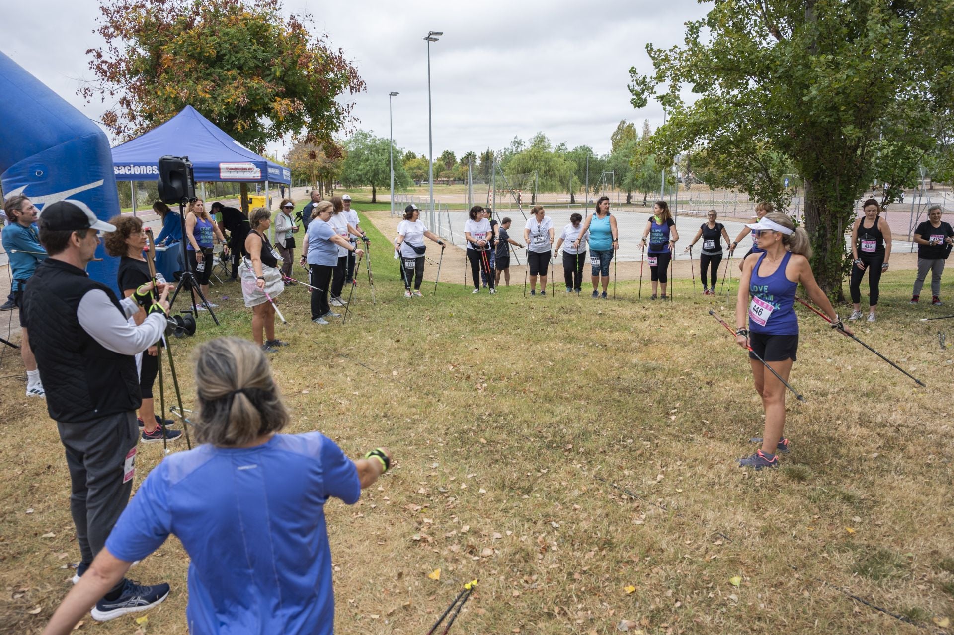 Marcha nórdica en Badajoz
