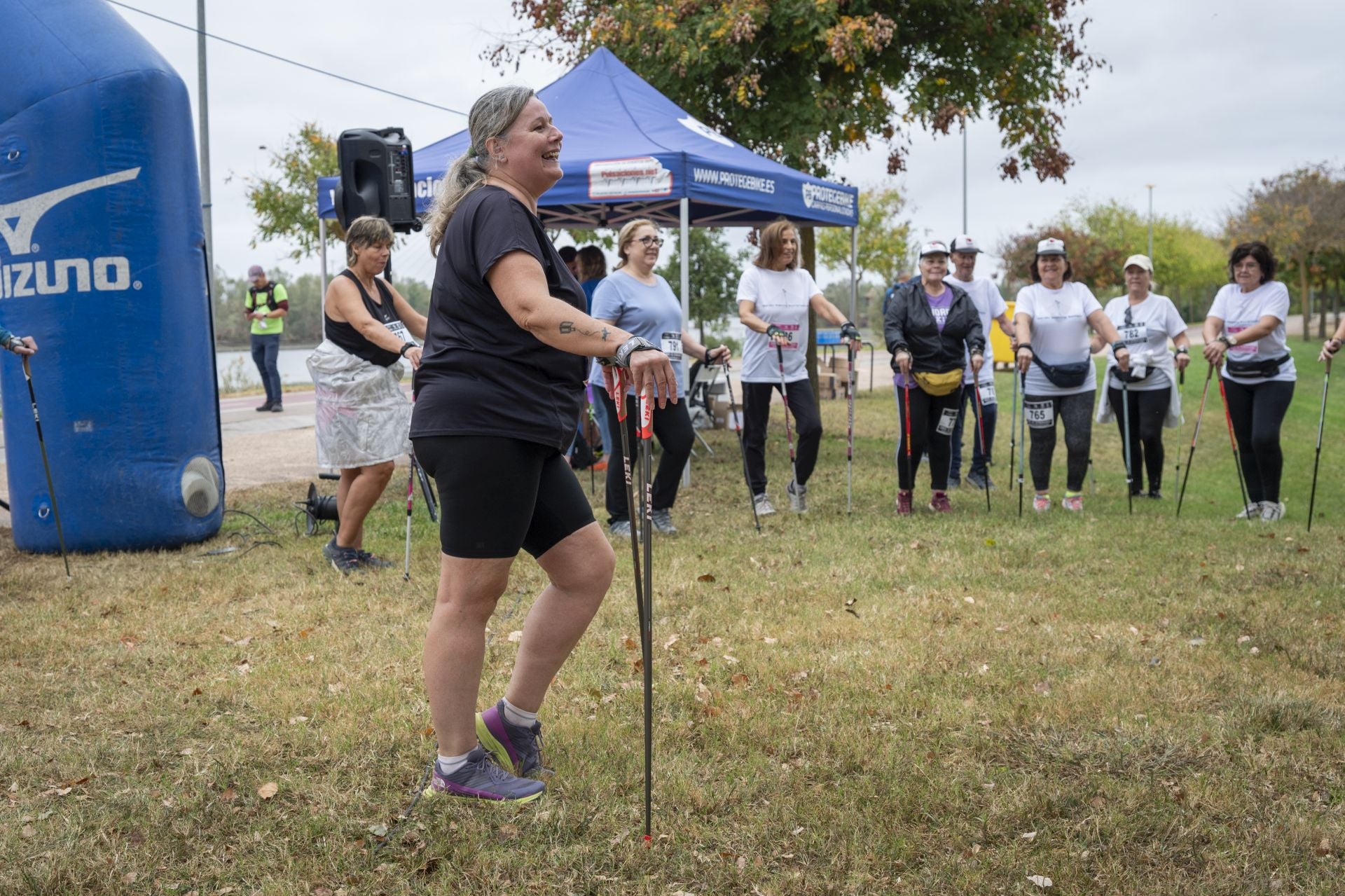 Marcha nórdica en Badajoz