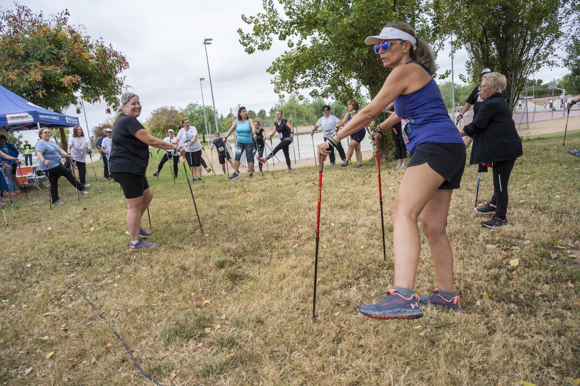 Marcha nórdica en Badajoz
