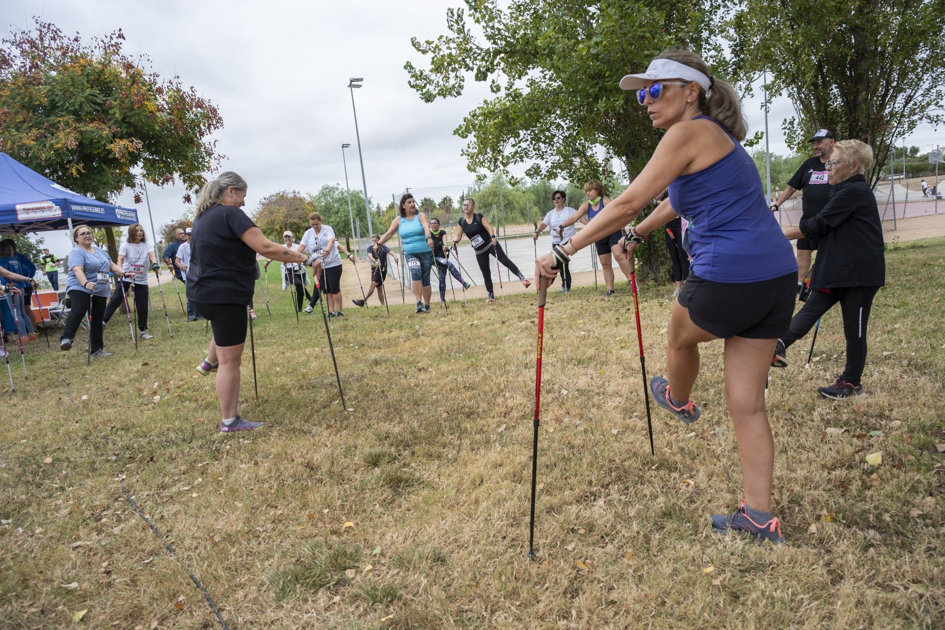 Marcha nórdica en Badajoz