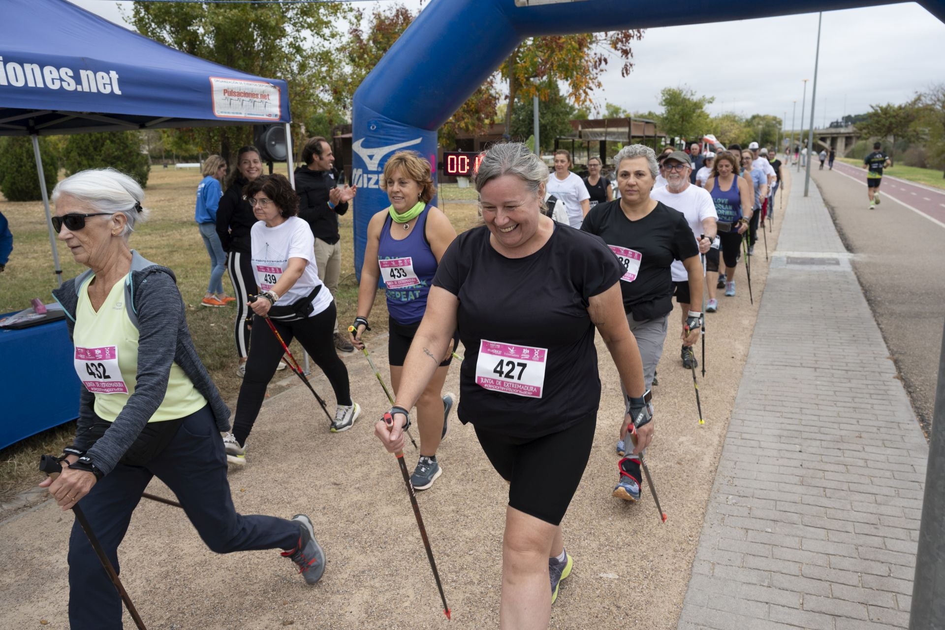 Marcha nórdica en Badajoz