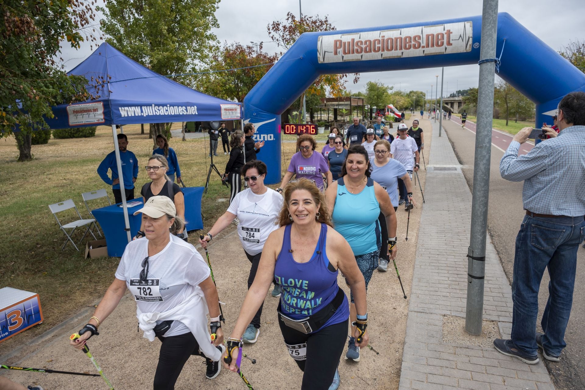 Marcha nórdica en Badajoz