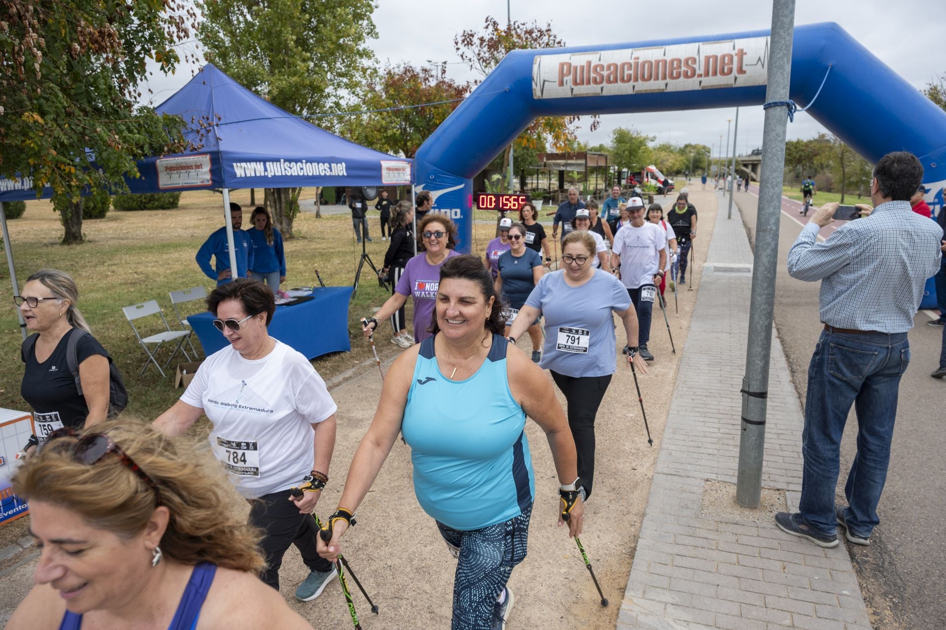 Marcha nórdica en Badajoz