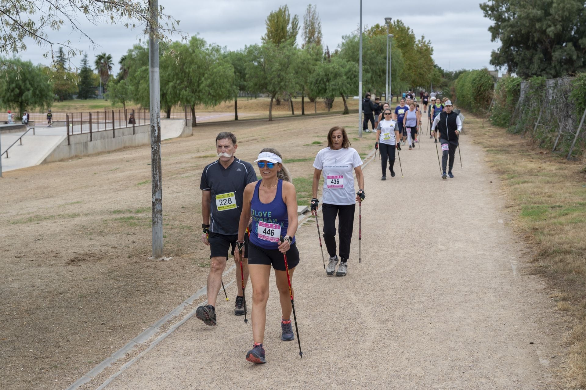 Marcha nórdica en Badajoz