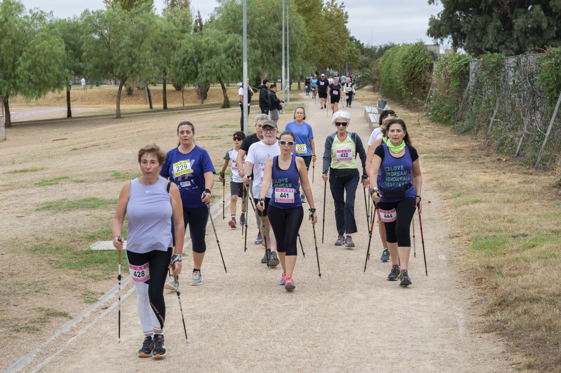 Marcha nórdica en Badajoz