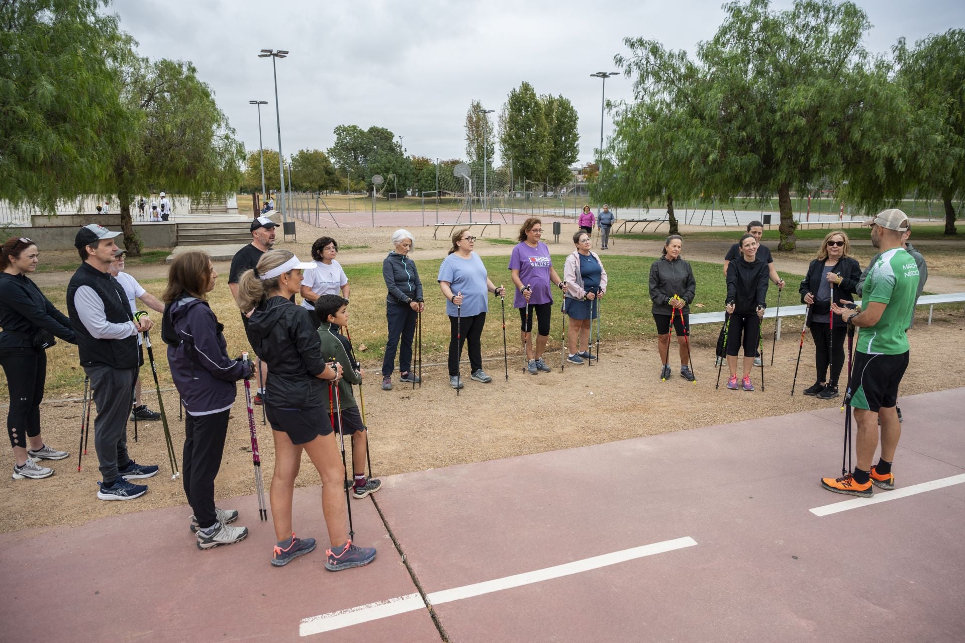 Marcha nórdica en Badajoz