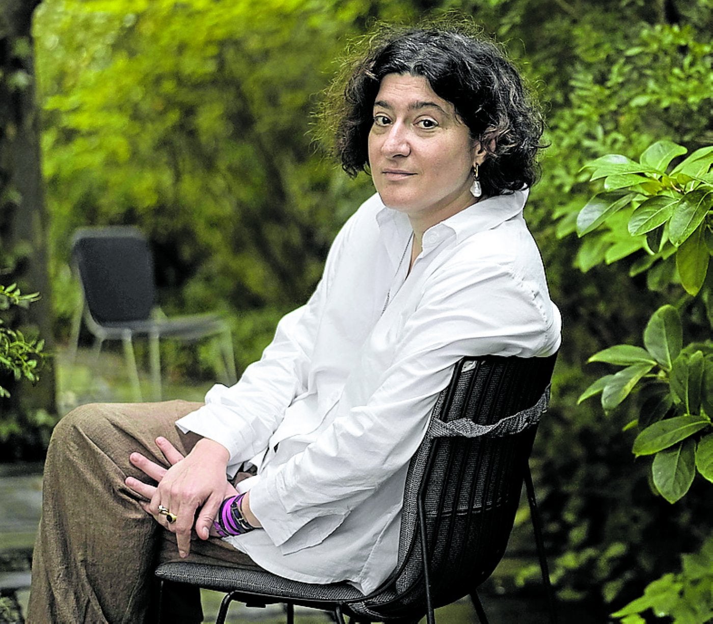 María Stepánova huyó de su país tras la invasión rusa de Ucrania.