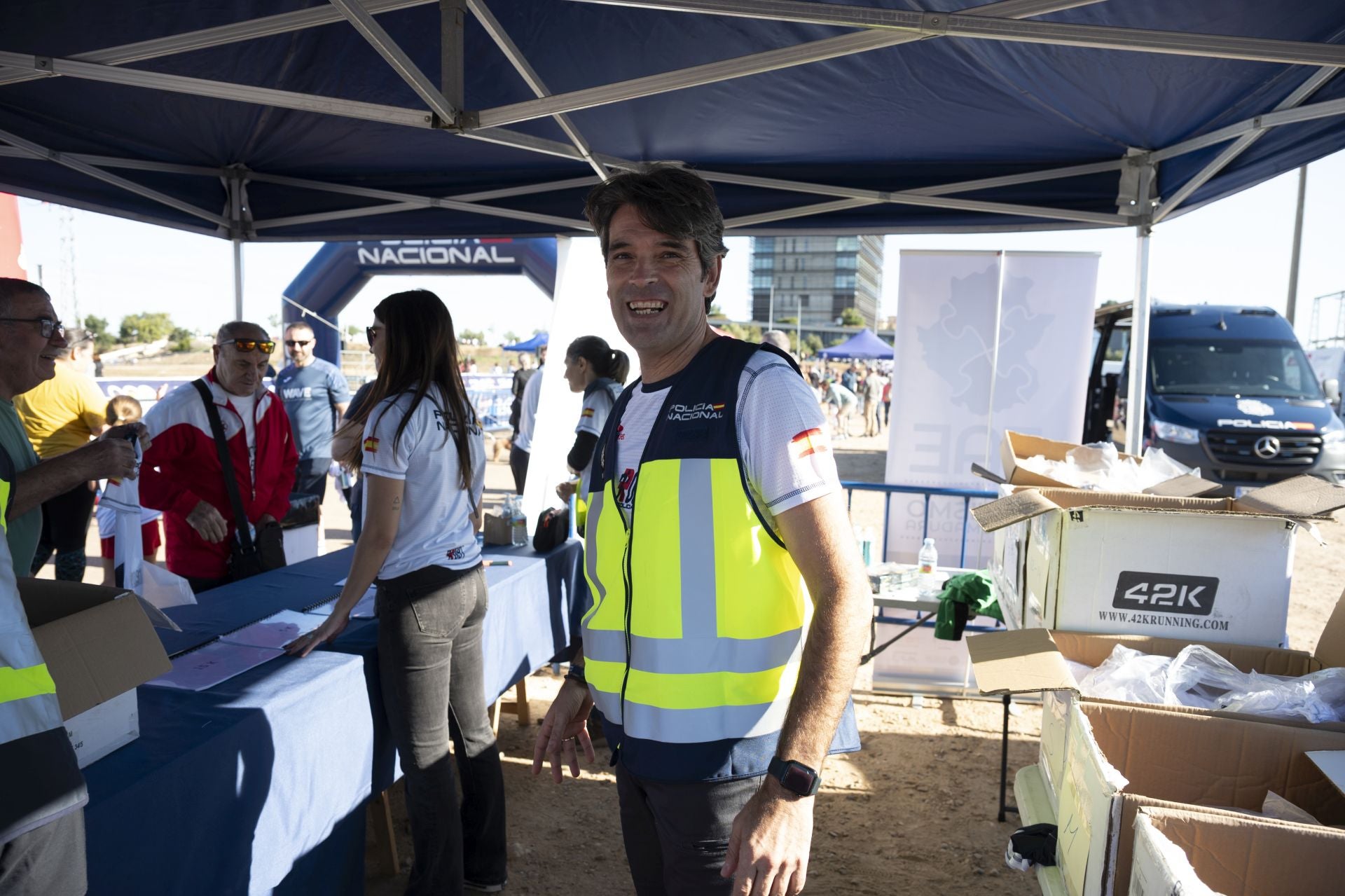 La &#039;Ruta 091&#039; de la Policía Nacional en Badajoz