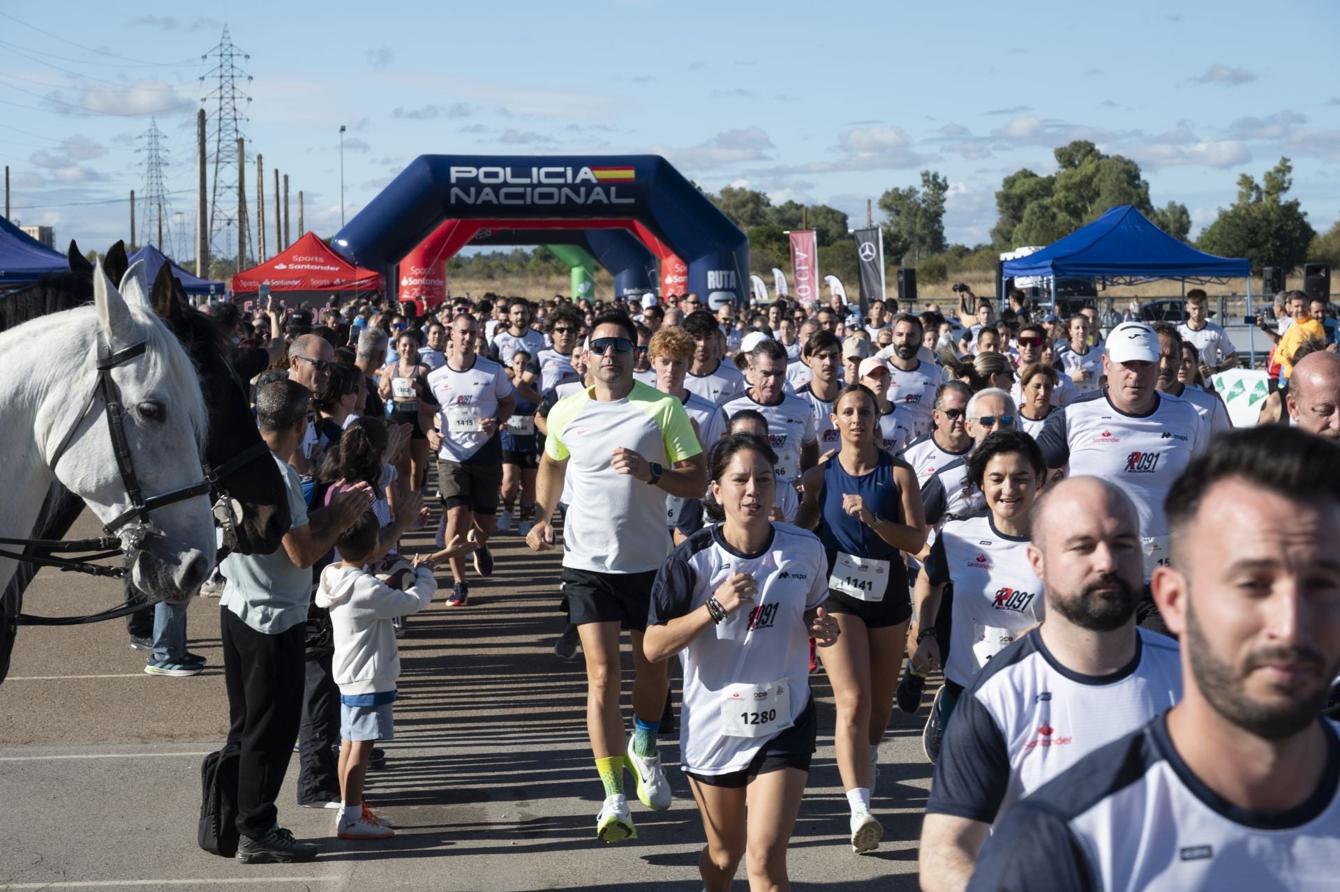 La &#039;Ruta 091&#039; de la Policía Nacional en Badajoz