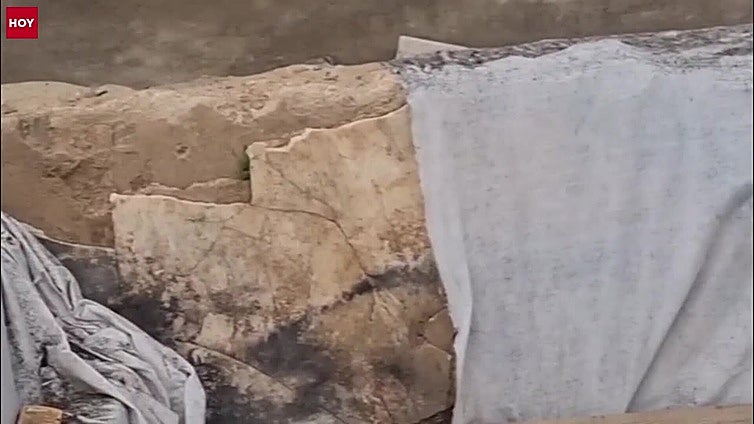 Restos arqueológicos en Santa Eulalia