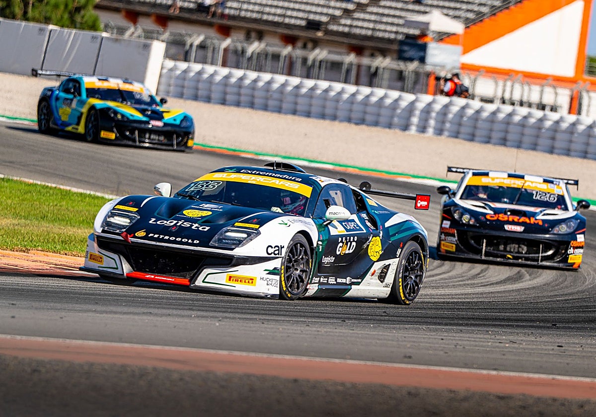 Ángel Santos con su Ligier JS2R.