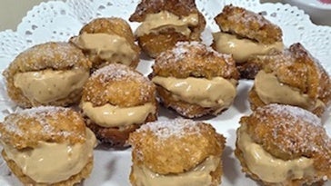 Los buñuelos rellenos más rápidos con tan solo dos ingredientes