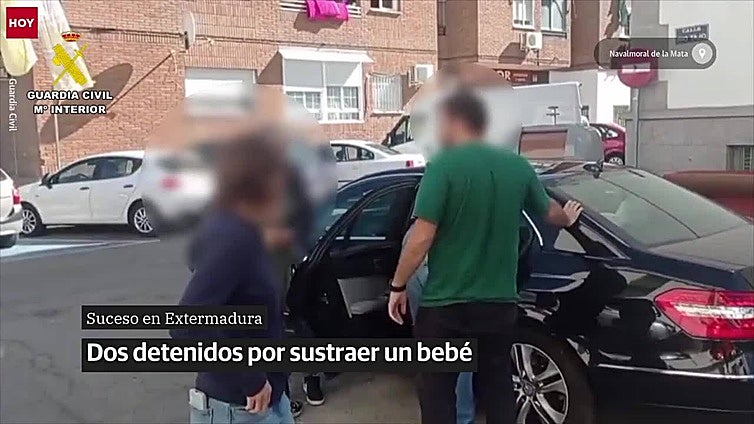 Dos detenidos por llevarse a un bebé de un establecimiento en Navalmoral cuando la madre se ausentó
