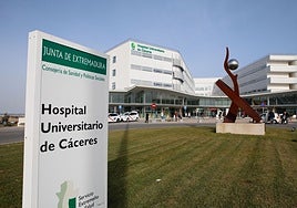 Imagen del Hospital Universitario de Cáceres.