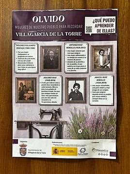 Mujeres ejemplares de Villagarcía de la Torre.