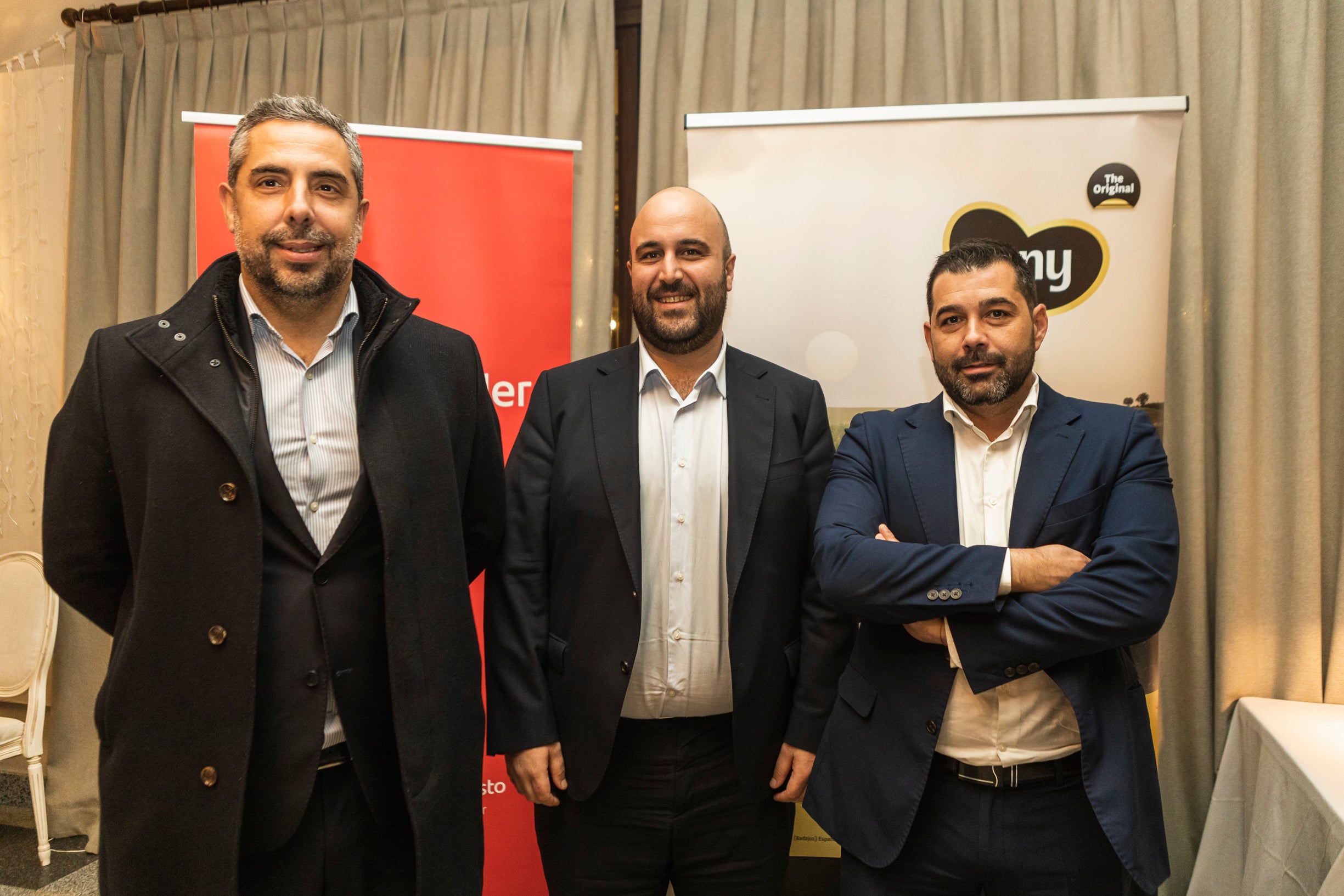 Edgar Santos, Marco Rodríguez y José María Ferreira. 