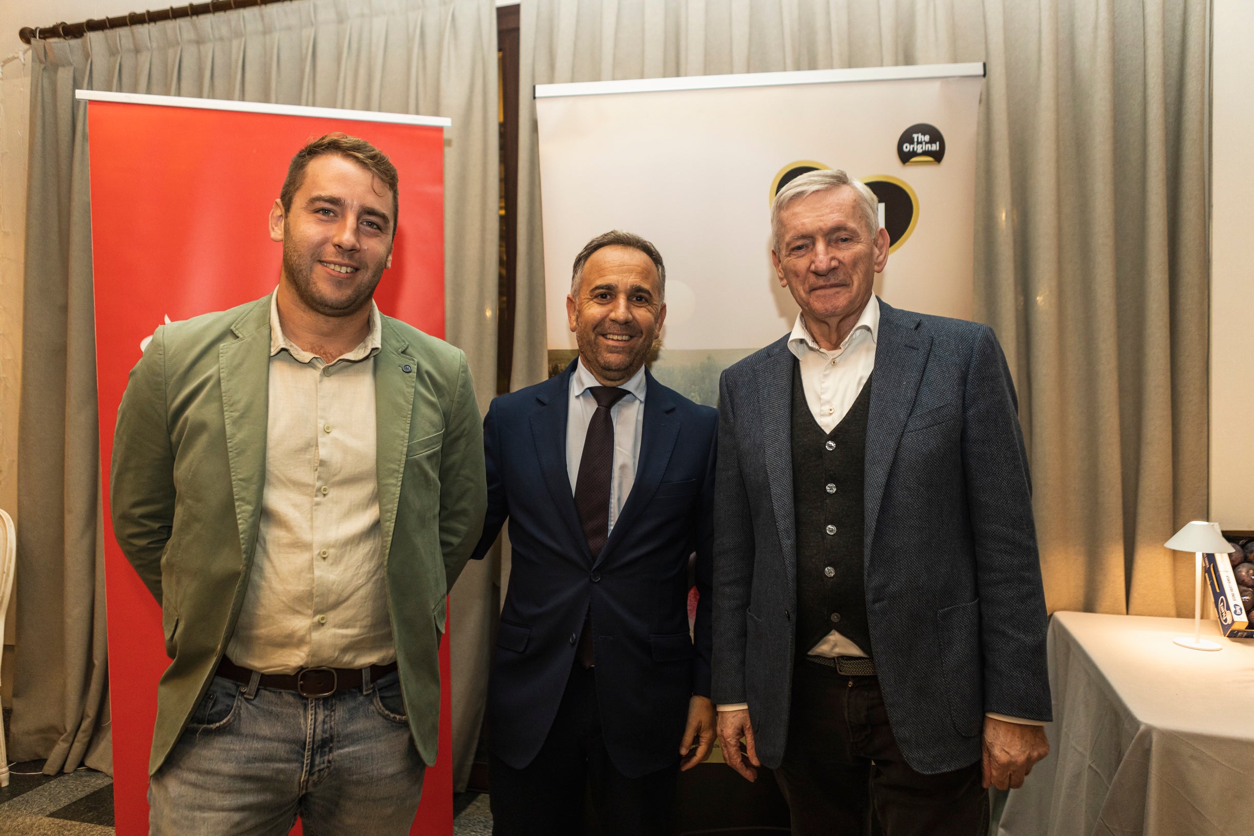 Juan Manuel Sánchez, Antonio Pereira y Juri Gleba. 