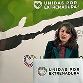 Irene de Miguel será ratificada como candidata de Unidas por Extremadura.