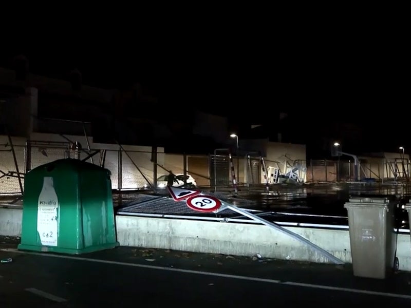 Fotos | Un &#039;pequeño&#039; tornado causa destrozos en La Zarza