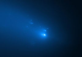 Fotografía del cometa ATLAS