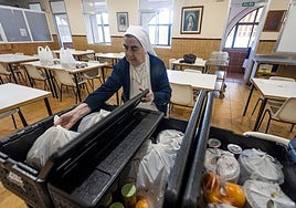 Comedor La Milagrosa de las Hijas de la Caridad, que podrá seguir desarrollando su programa de reparto de comida a domicilio a familias vulnerables.