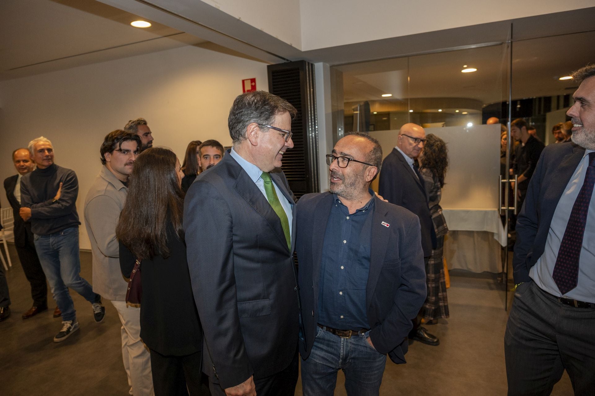 José Orantos recibe al presidente de la Diputación de Cáceres, Miguel Ángel Morales. 