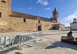 Plaza de Santa Eulalia tras las obras. Queda la integración de los restos aparecidos.