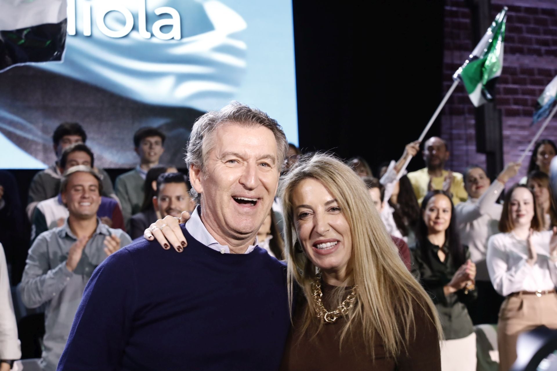 Así ha sido el acto de Feijóo y Guardiola en Lobón