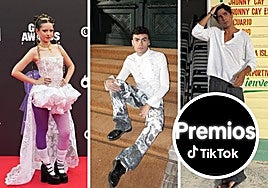 De izquierda a derecha Magdalenita, Raúl Otero y Carlos Peguer