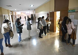 Imagen de archivo de unas oposiciones convocadas por SES.