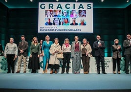 Así ha sido el acto de homenaje a los empleados públicos de Extremadura que se han jubilado en 2024
