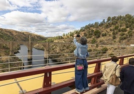 Vista del Puente de Alcántara desde el nuevo viaducto.
