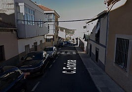 Calle Encina de Cáceres.